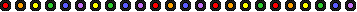 A rainbow banner